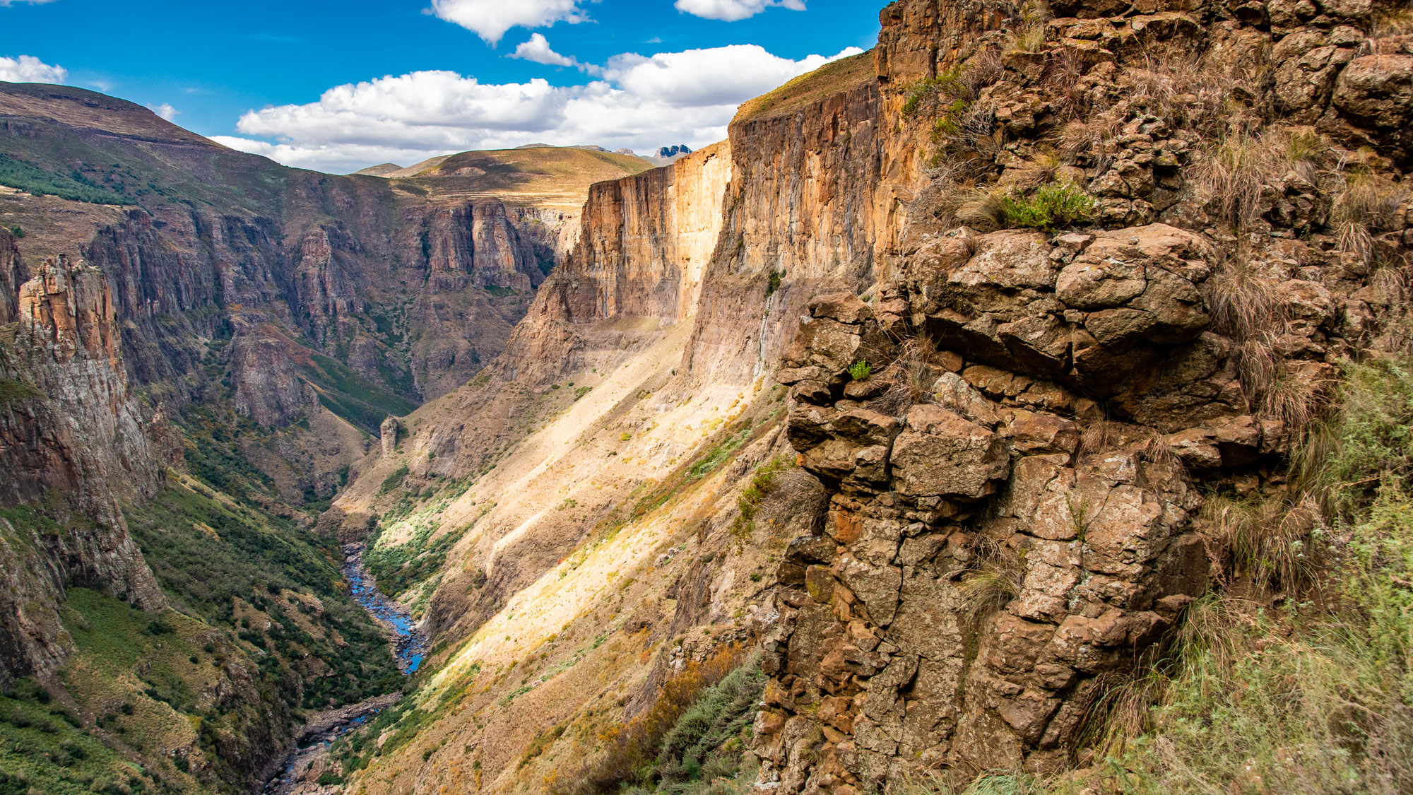 Lesotho, région de Semonkong