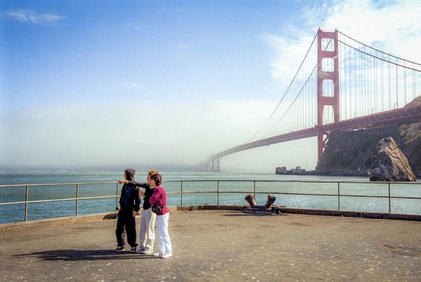 Sous le Golden Gate Bridge