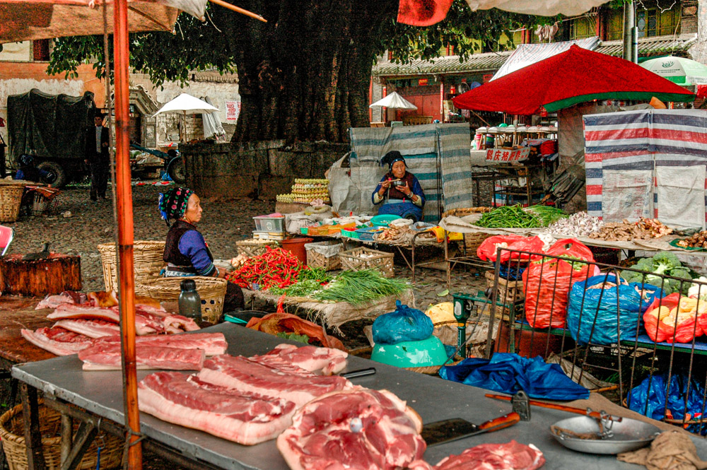 Le marché de Zhoucheng