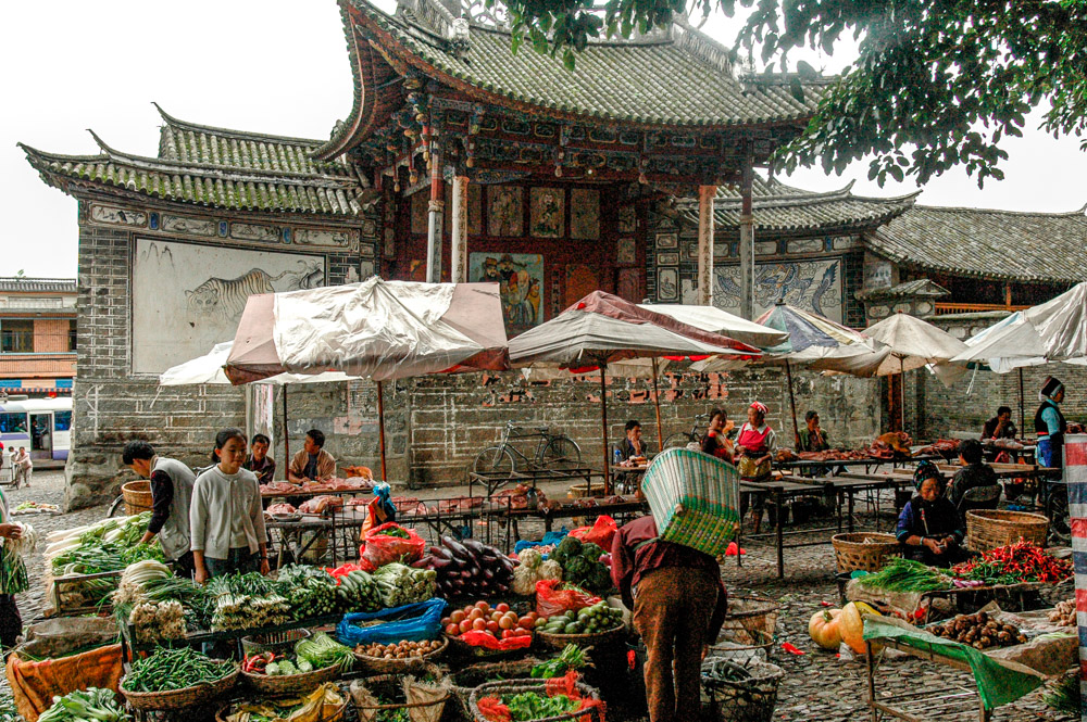 Le marché de Zhoucheng