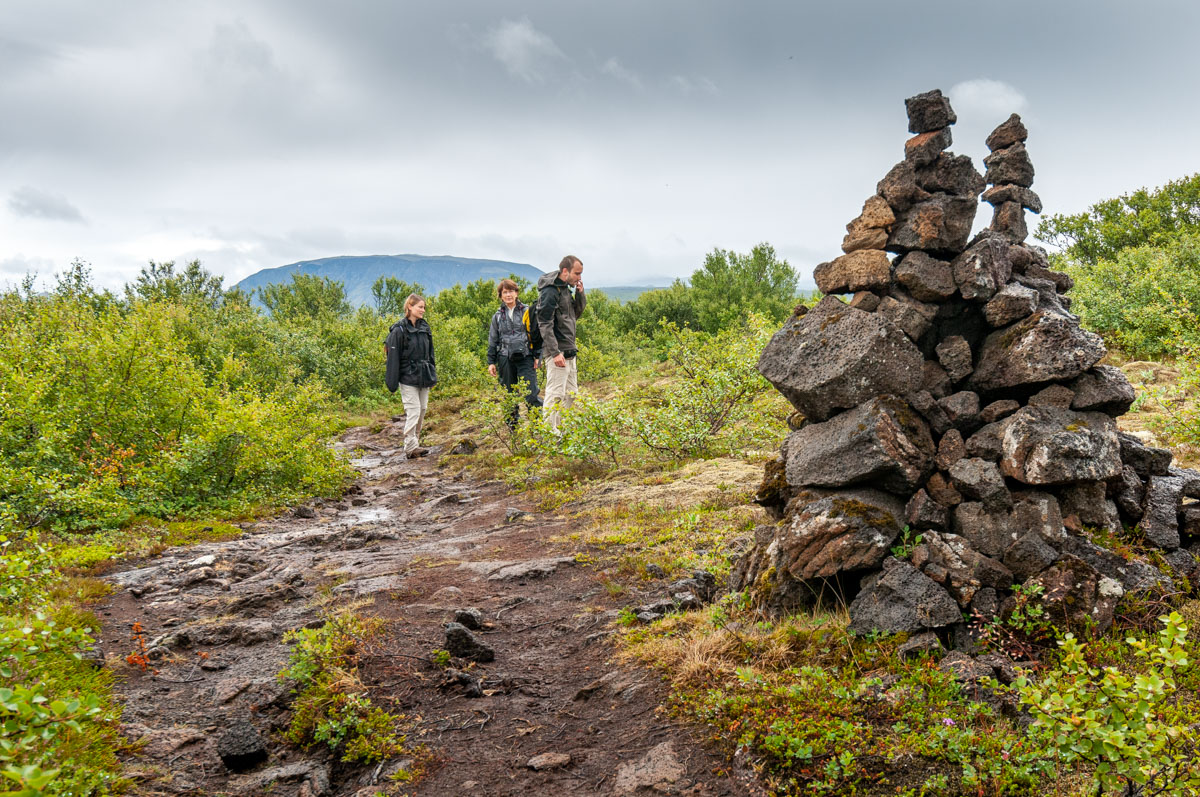 Randonnée dans la Þingvellir
